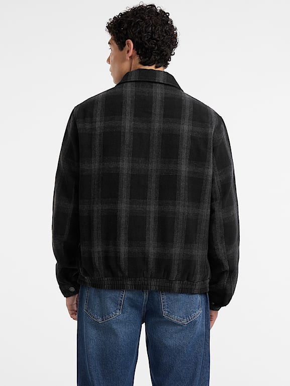 GUESS® Plaid Wool-Blend Jacket