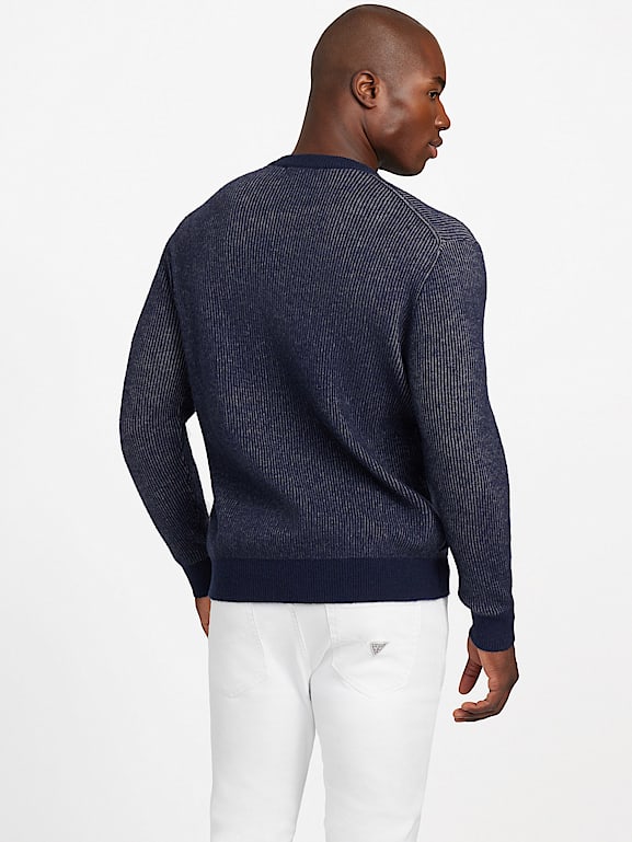 GUESS® Eco Johnathan Crewneck Vanise Sweater