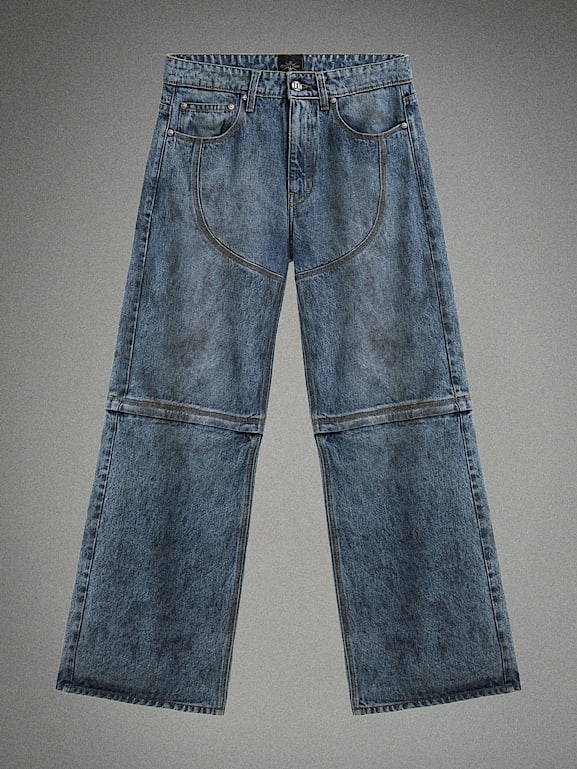 GUESS® HARDSTONE Zip-Off Denim Jeans