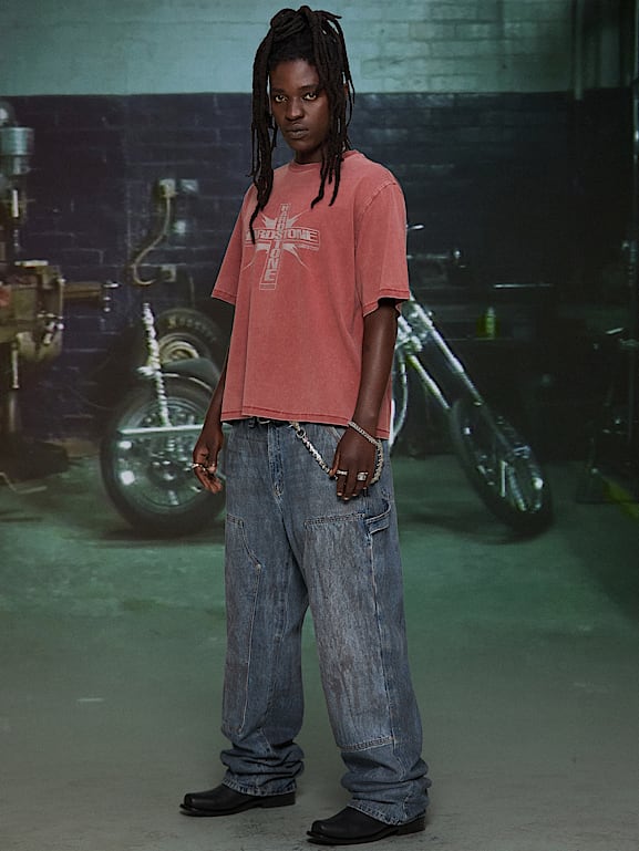 デニム　diesel guess ジースター　met マウジー　エゴイスト Stephen Denim Flight Jacket | GUESS Factory