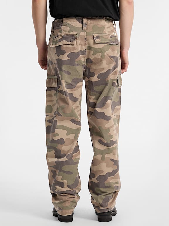 GUESS® Eco GUESS Originals Twill Camo Cargo Pants