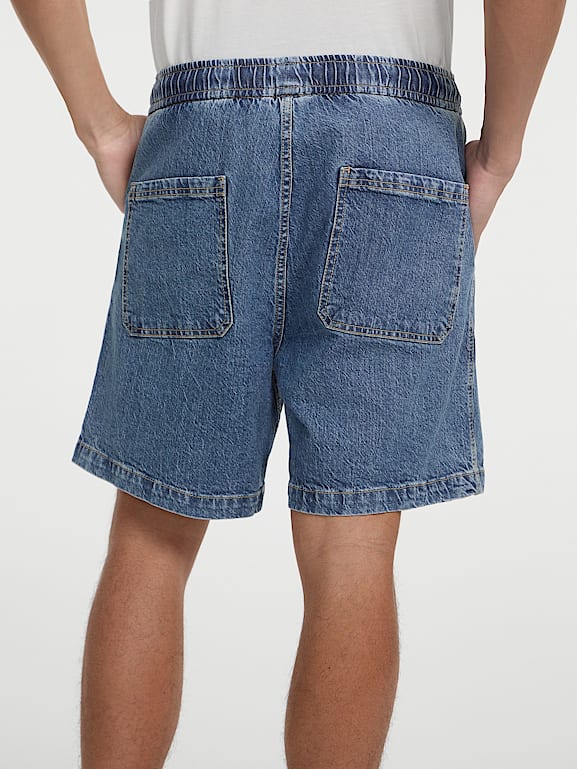 GUESS® Denim Jogger Shorts