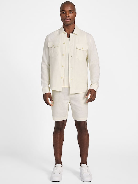 GUESS® Eco Fletcher Linen Shorts
