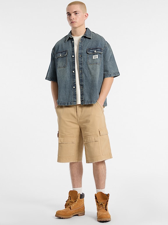 GUESS® GUESS Originals Boxy Denim Shirt