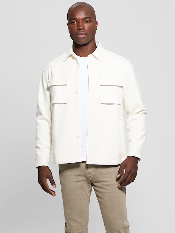 GUESS® Miles Faux-Suede Overshirt