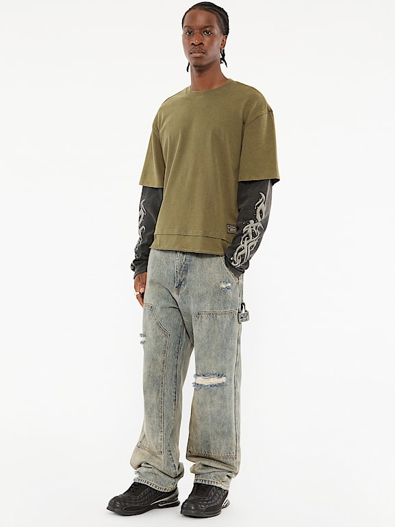 GUESS® GUESS Originals Eco Double Layered Tee