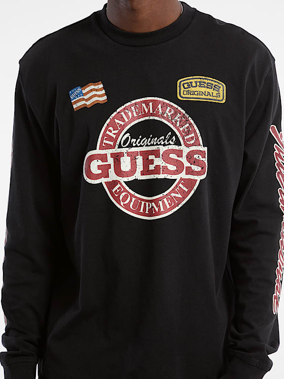 GUESS® GUESS Originals Eco Racing Long-Sleeve Tee