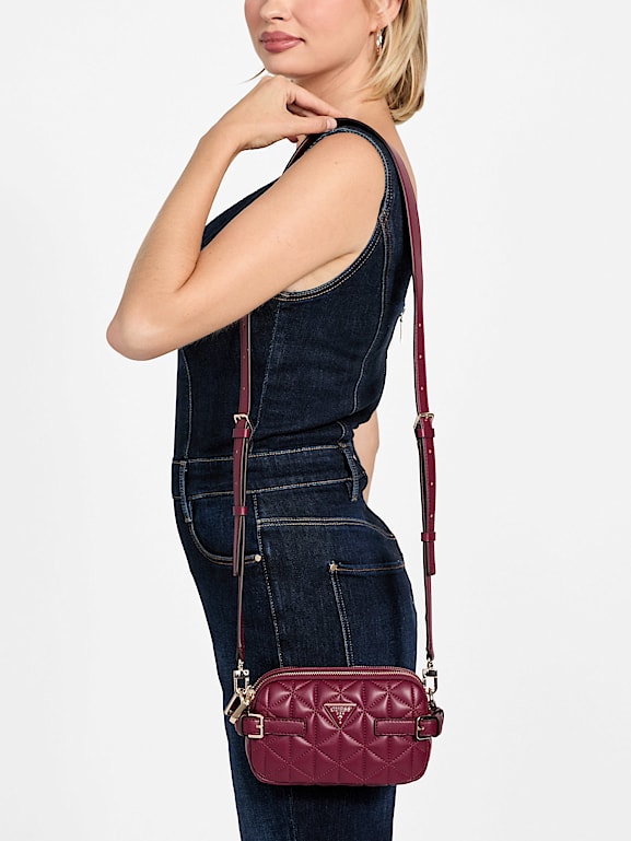 GUESS® Paisleigh Quilted Mini Camera Bag