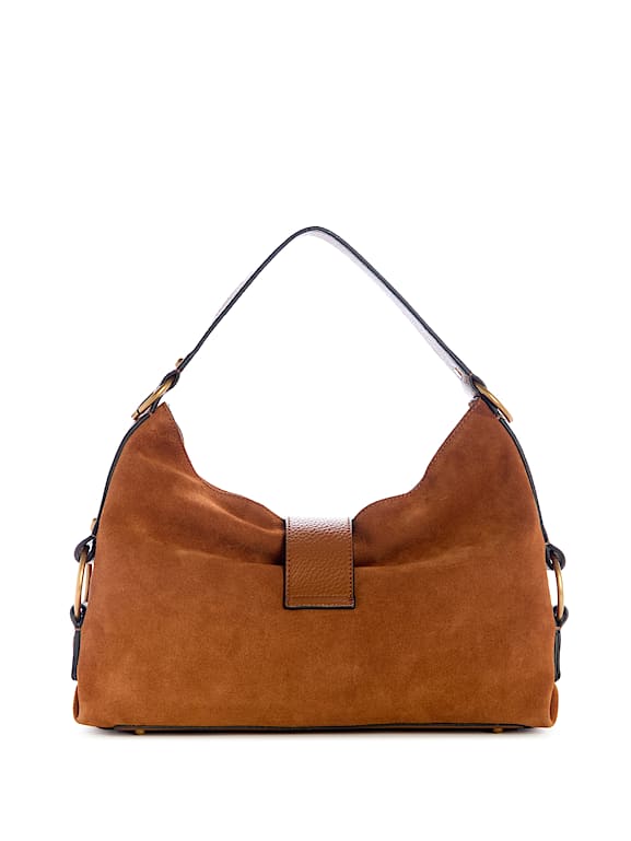 GUESS® Camden Suede Shoulder Bag