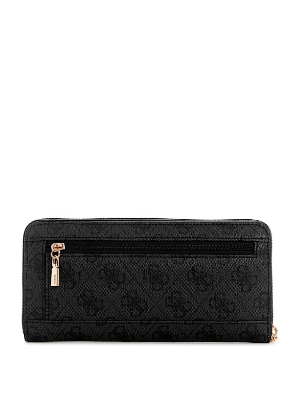 Lot De 2 Portefeuilles Pochette GUESS Los Angeles - Zip Autour - Embossés - Occasion