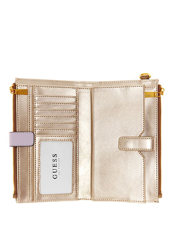 GUESS® Laurel Quattro G Double-Zip Organizer Wallet