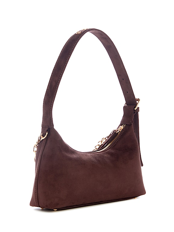 GUESS® Demelza Faux-Suede Shoulder Bag