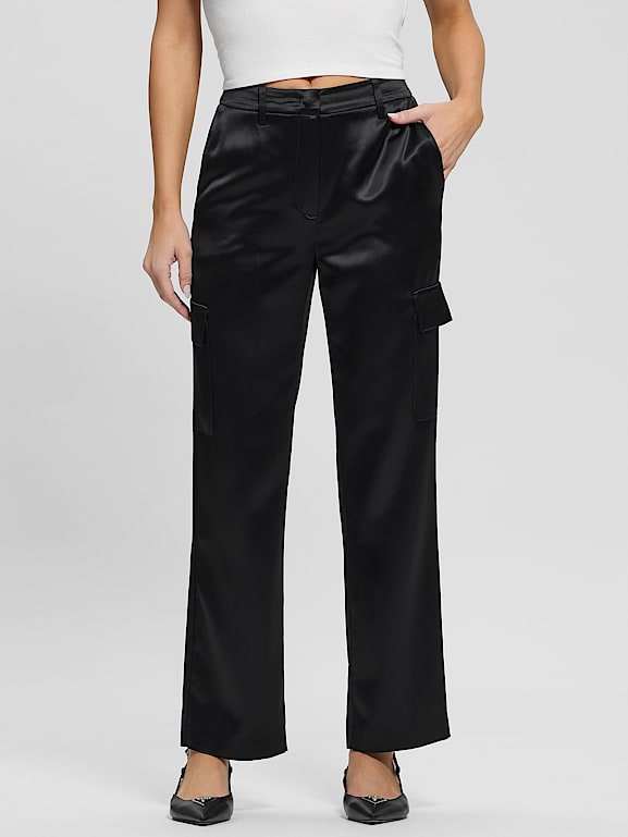 GUESS® Megan Cargo Satin Pants