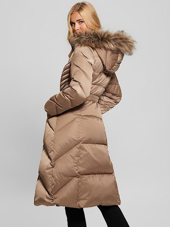 超美品❣️GUESS❣️ハイクラス❣️ダウン❣️ロング❣️コート❣️ベルト付き❣️Aライン❣️ 210.jpg