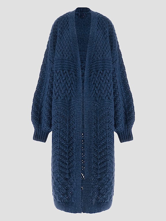 ゆか GUESS® Eco Valeria Mixed Stitch Cardigan