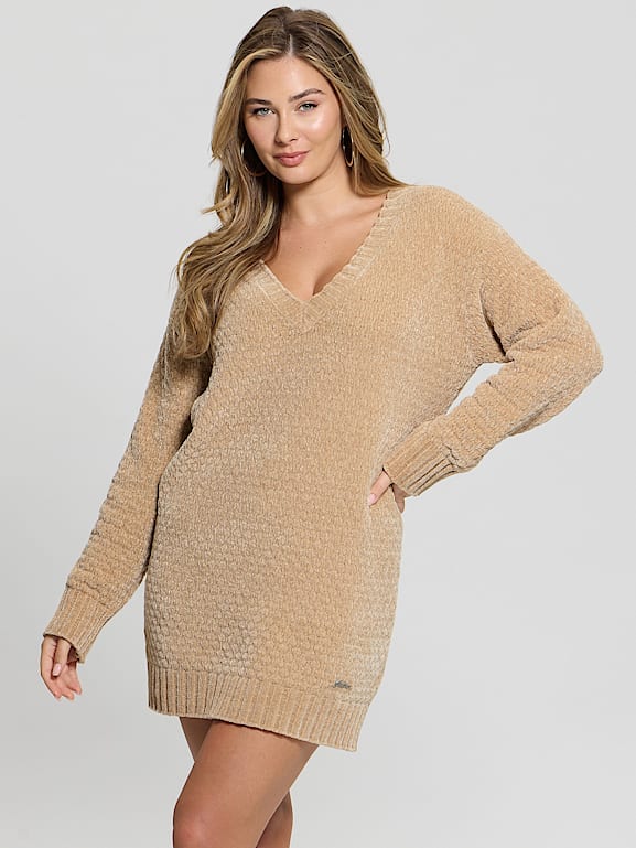 GUESS® Eco Talia Longline Chenille Sweater