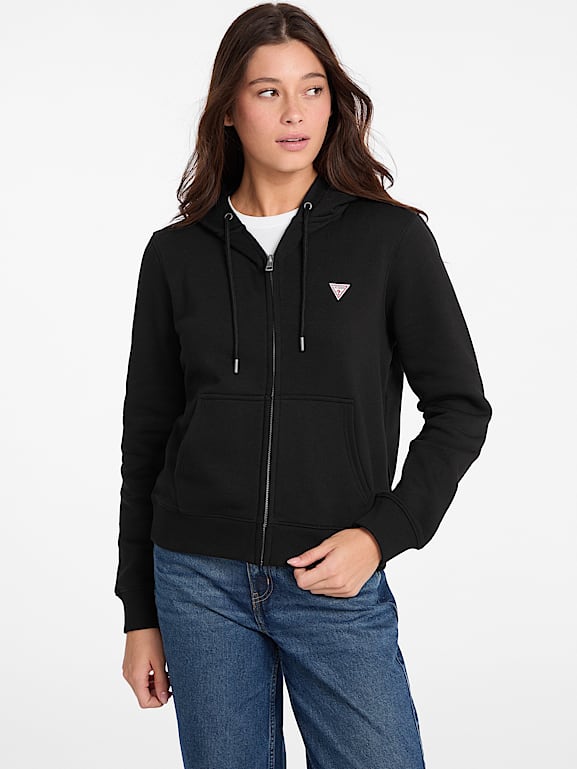 GUESS® Mini Patch Zip-Up Sweatshirt