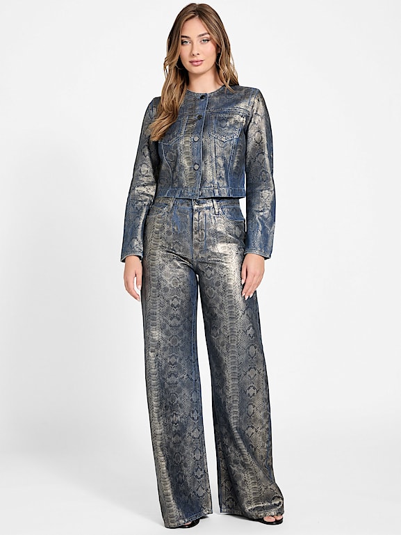 GUESS® Bellflower Snakeskin Jeans
