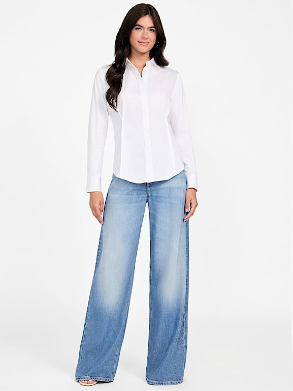 GUESS® Cassidy Satin Shirt