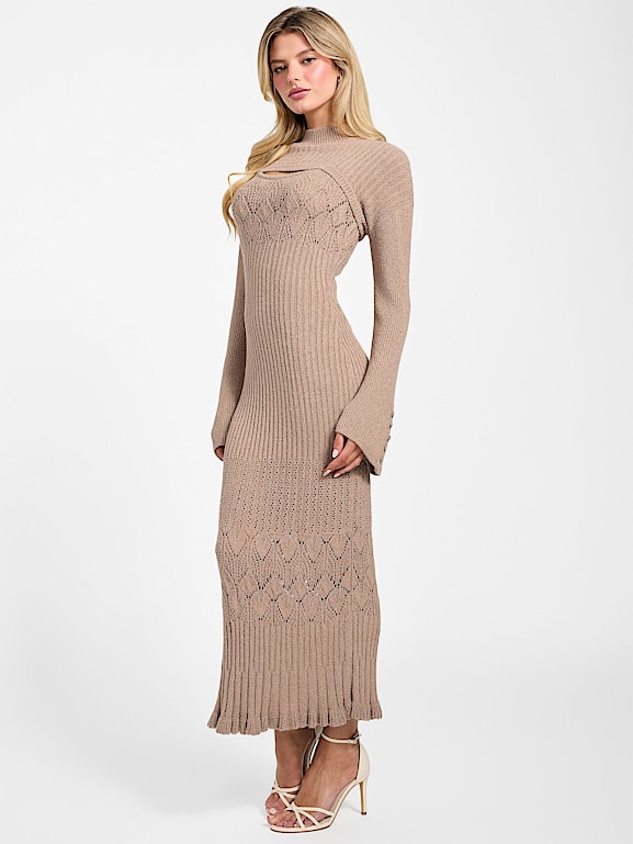 GUESS® Shinju Sweater Dress and Shrug Set