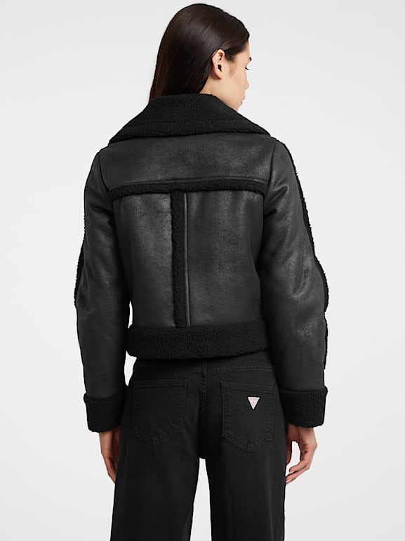最終値下げ！GUESSラビットファージャケット GUESS® Faux-Shearling Jacket