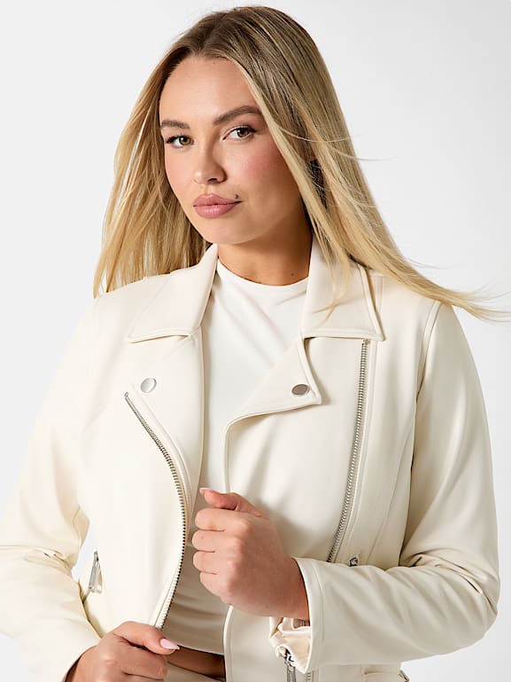 GUESS® Miko Faux-Leather Moto Jacket