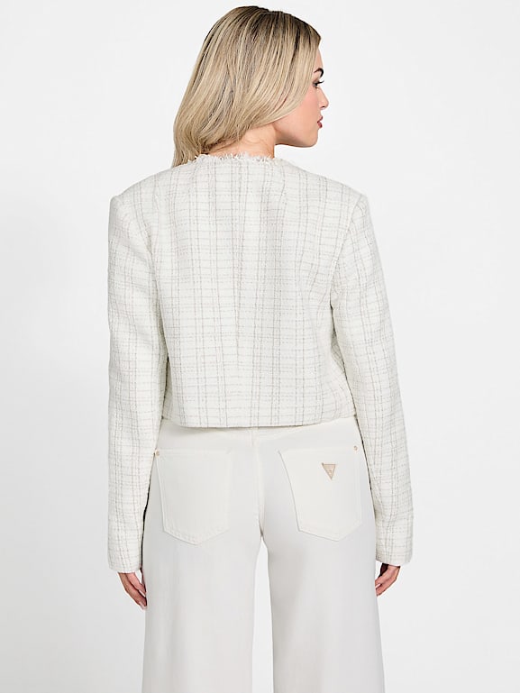 GUESS® Eco Sandra Tweed Jacket