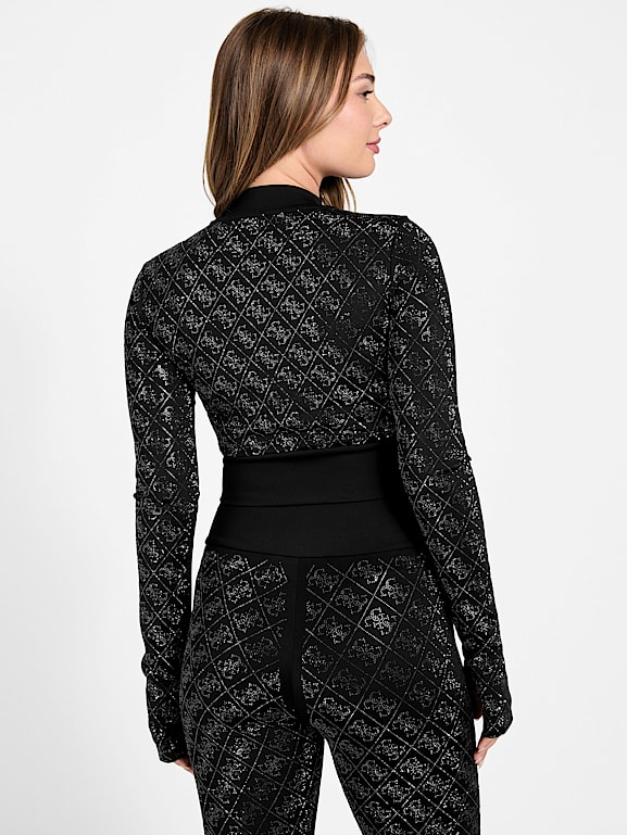 GUESS® Eco Debby Rhinestone Crop Top