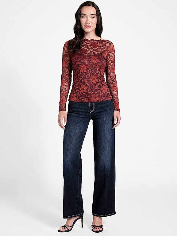 Guess Canotte LOGO TANK TOP Arancione