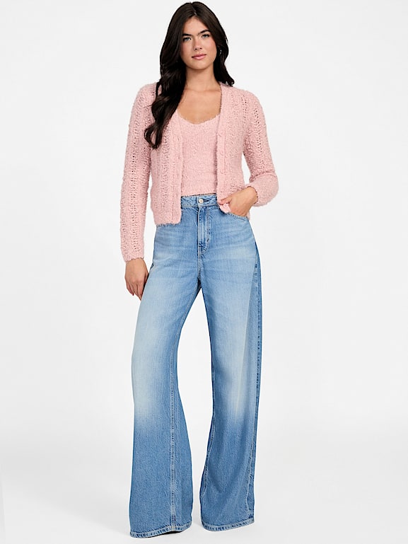 GUESS® Eco Bea Open-Stitch Cardigan