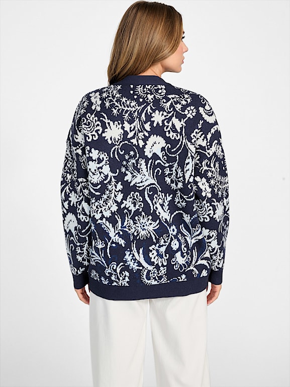 GUESS® Eco Melinda Jacquard Cardigan