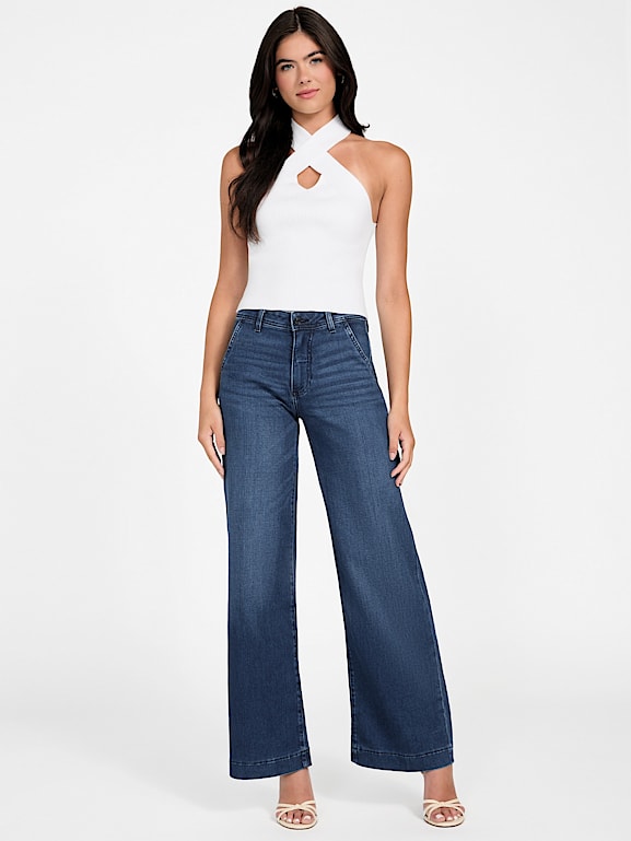 GUESS® Eco Zoya Wide-Leg Jeans