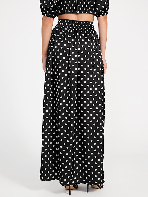 GUESS® Juliette Maxi Polka Dot Skirt