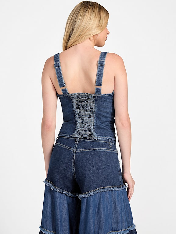 GUESS® Cathy Denim Bustier