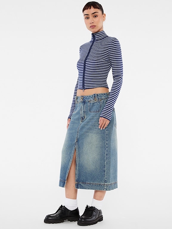 GUESS® GUESS Originals Denim Midi Skirt