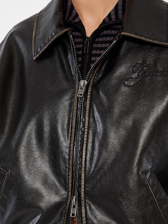 00s GUESS JEANS Leather Jacket レザージャケット 00s GUESS JEANS Leather Jacket レザージャケット Leather Jacket | GUESS