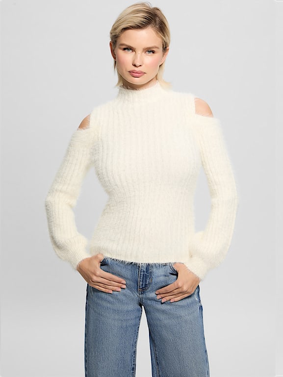 GUESS® Takara Fuzzy Sweater