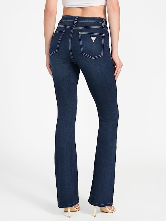 シェイキーウーマン VERVET Judy High Rise Raw Hem Wide Leg Jeans