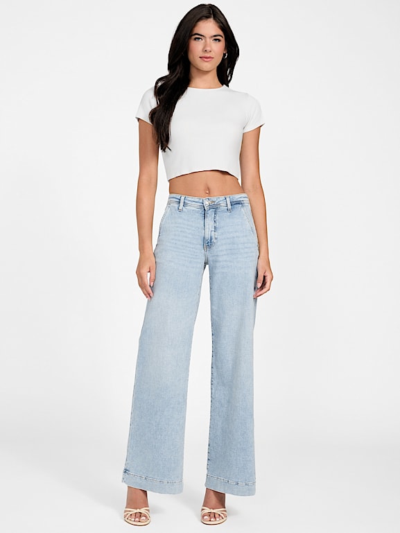 GUESS® Eco Zoya Wide-Leg Jeans