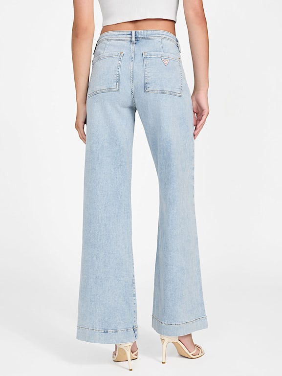 GUESS® Eco Zoya Wide-Leg Jeans