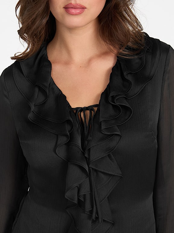 GUESS® Sana Ruffle Top