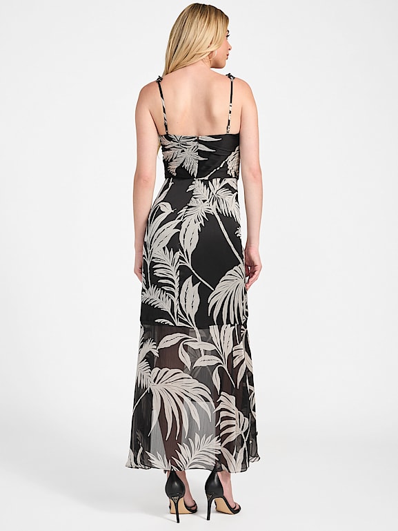 GUESS Eco Stacie Printed Maxi Dress