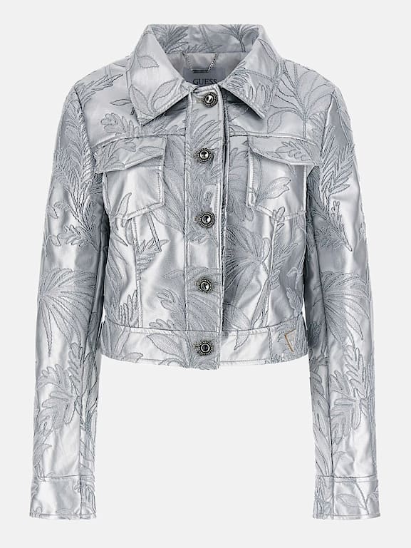 GUESS® Clelia Embroidered Trucker Jacket