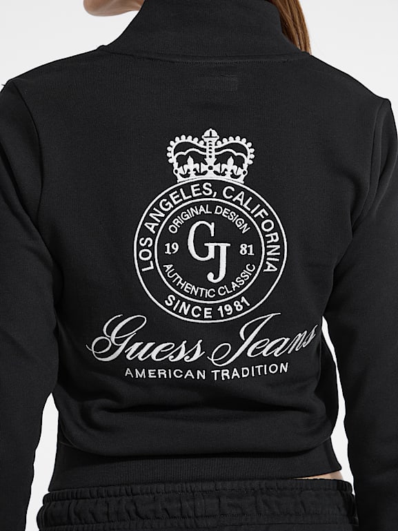 GUESS® Embroidered Active Zip Sweatshirt