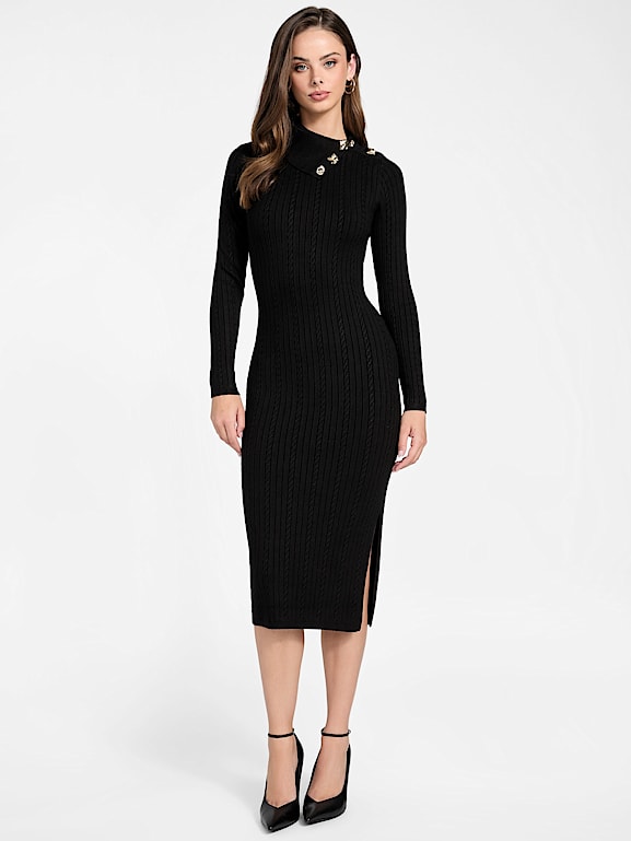 GUESS® Eco Priscilla Cable-Knit Dress
