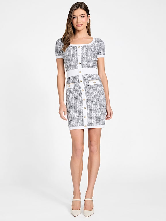 GUESS® Tweed mini dress