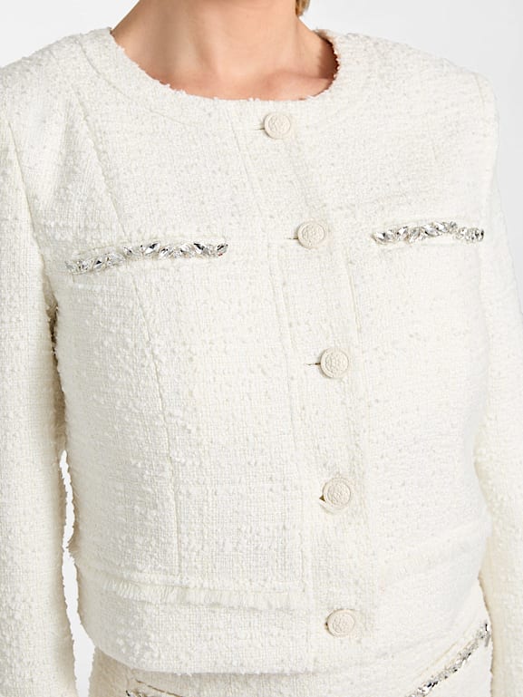 GUESS® Eco Clotilde Tweed Jacket