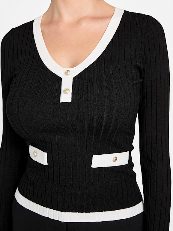 トップス S SLY | EMBROIDERY ZIP UP トップス (ニット ) |SHEL'TTER WEBSTORE