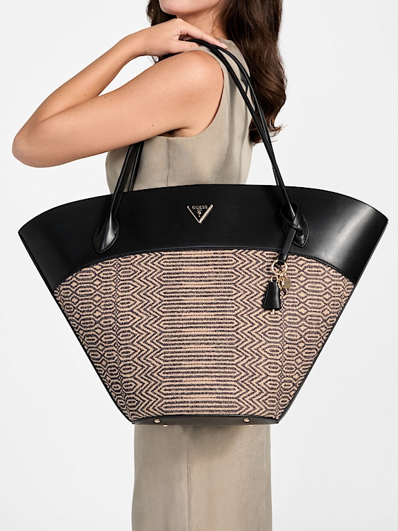 GUESS® Venere Extra Large Woven Tote
