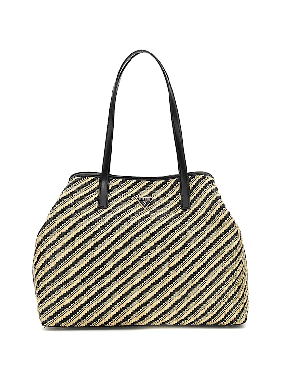 GUESS® Vikky Woven Straw Tote Set